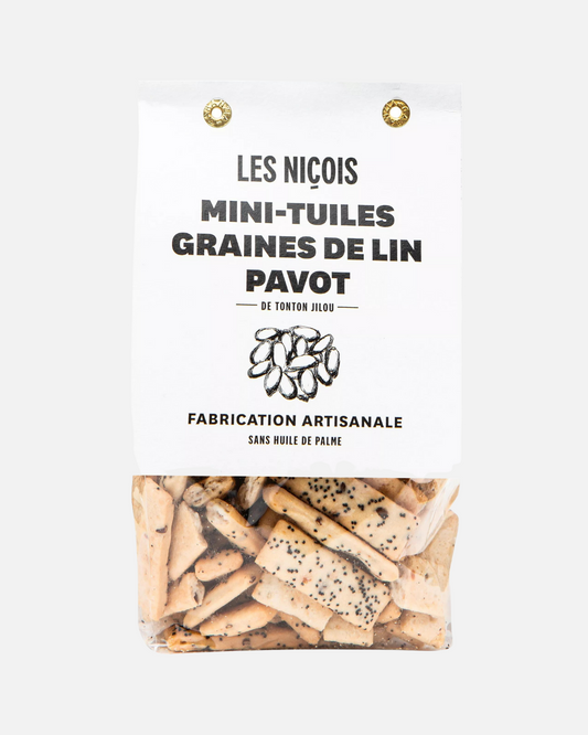 Crackers with Flaxseeds and Poppy Seeds from Tonton Jilou, 200g